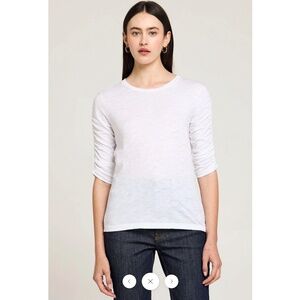 Goldie Tees | RUCHED HALF SLEEVE TEE